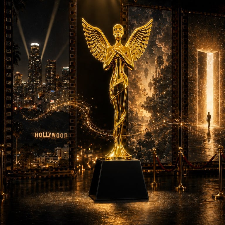 SVAIFF golden award trophy