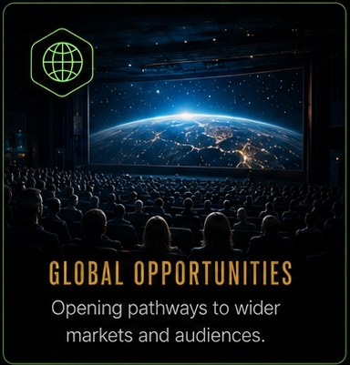 Global Opportunities — Opening pathways to wider markets and audiences.
